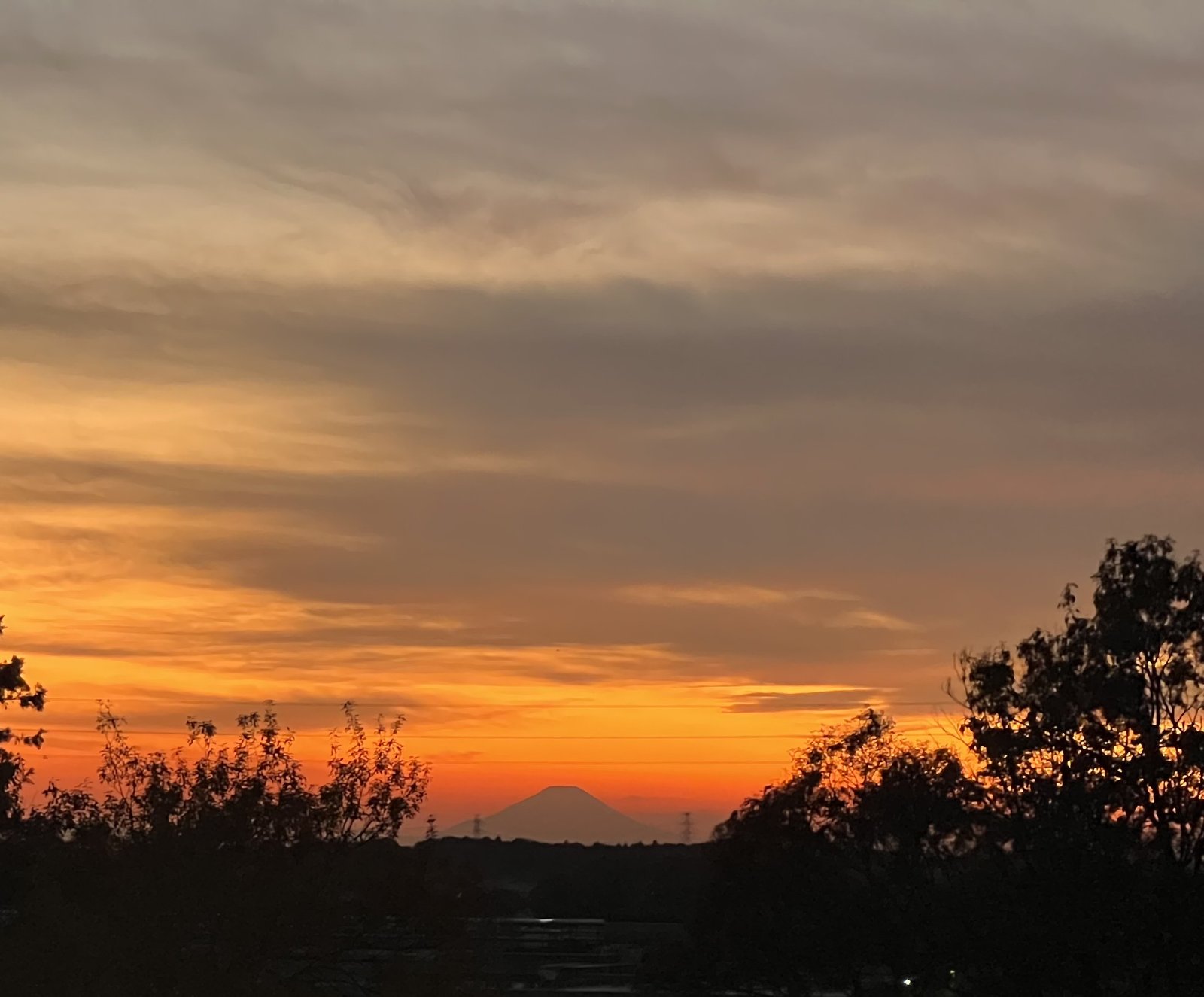 Fuji-san from KEK